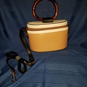 Mini Two Tone Crossbody Handbag